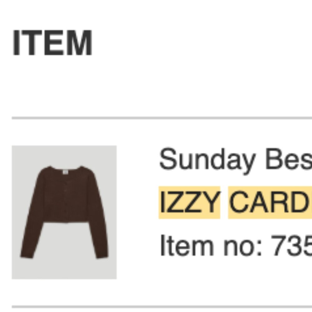 Aritzia Izzy Cardigan - Picture 6 of 7